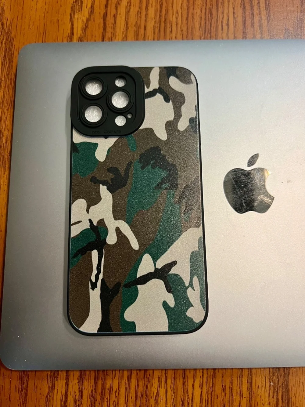 iPhone 13 Pro Max Cell Phone Case 2-pack, Clear and Camo